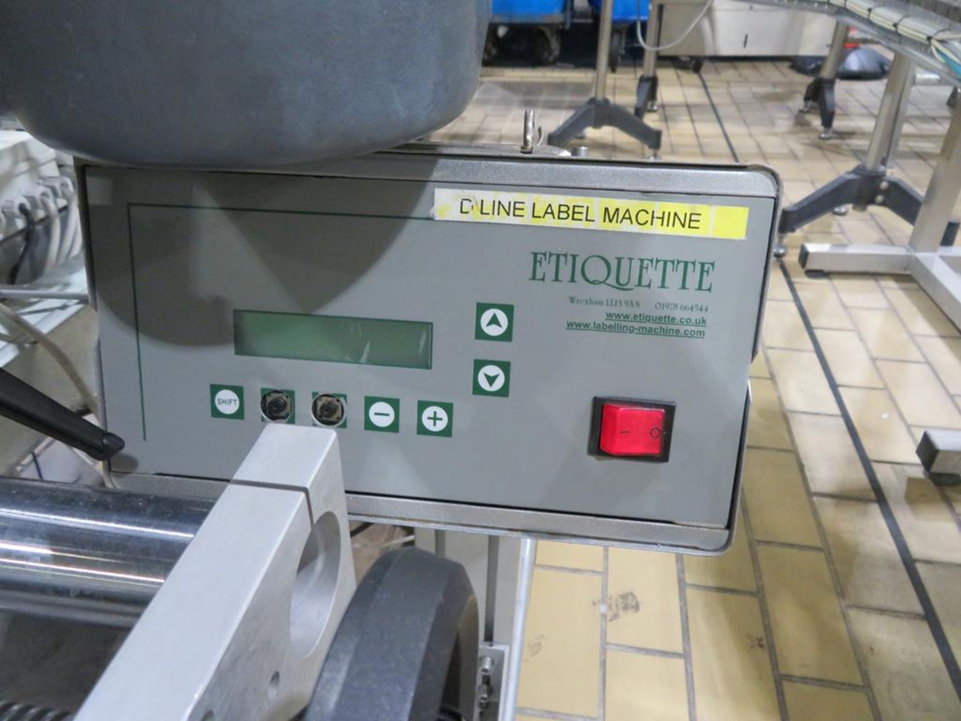 Etiquette Twin Head Side Labeller with Labelx 140 ES LH Heads and Pro Face Digital Read Outs - Image 4 of 12