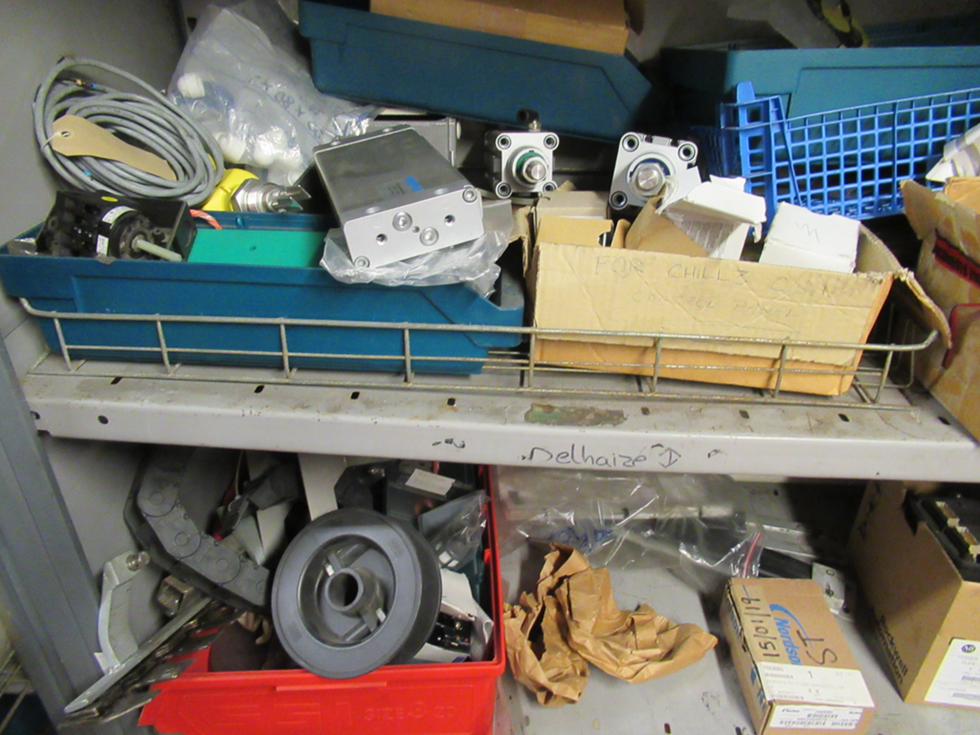 Content of 12-bays of Shelving to include Larqge qty of Spare Parts, Cable, Assorted Bearings, Valve - Image 20 of 38