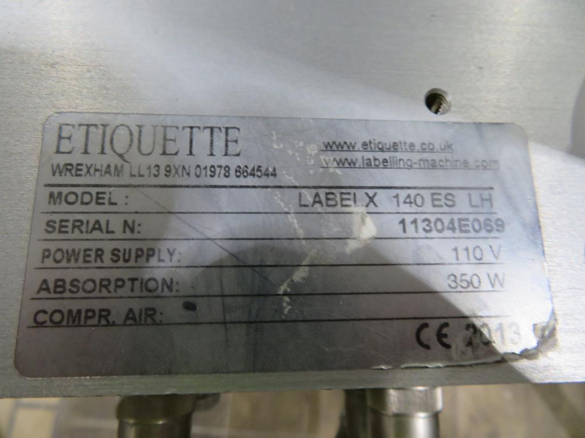 Etiquette Twin Head Side Labeller with Labelx 140 ES LH Heads and Pro Face Digital Read Outs - Image 11 of 12