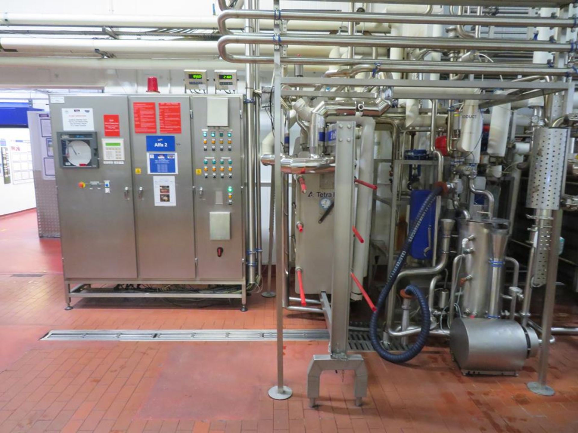 Alfa 2 Pasteuriser Plant Inc. Tetrapak Pasteuriser, Control Panel etc - Image 5 of 12