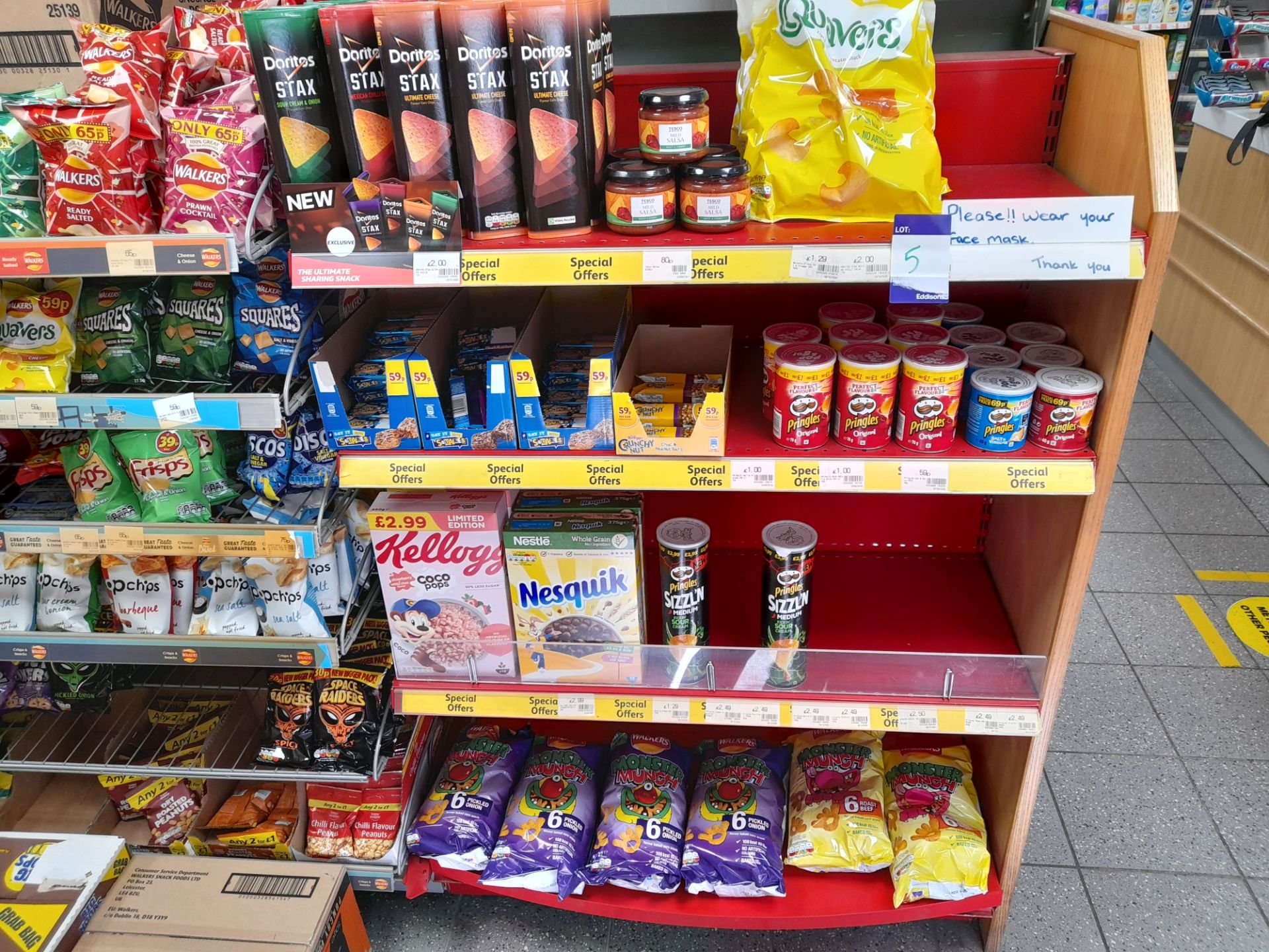 Contents to double sided shop display to include large quantity of assorted confectionary, crisps, - Image 10 of 20