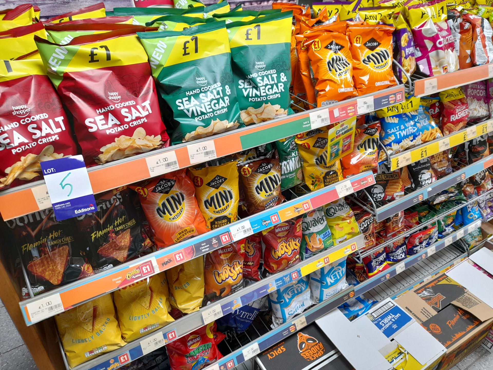 Contents to double sided shop display to include large quantity of assorted confectionary, crisps, - Image 12 of 20