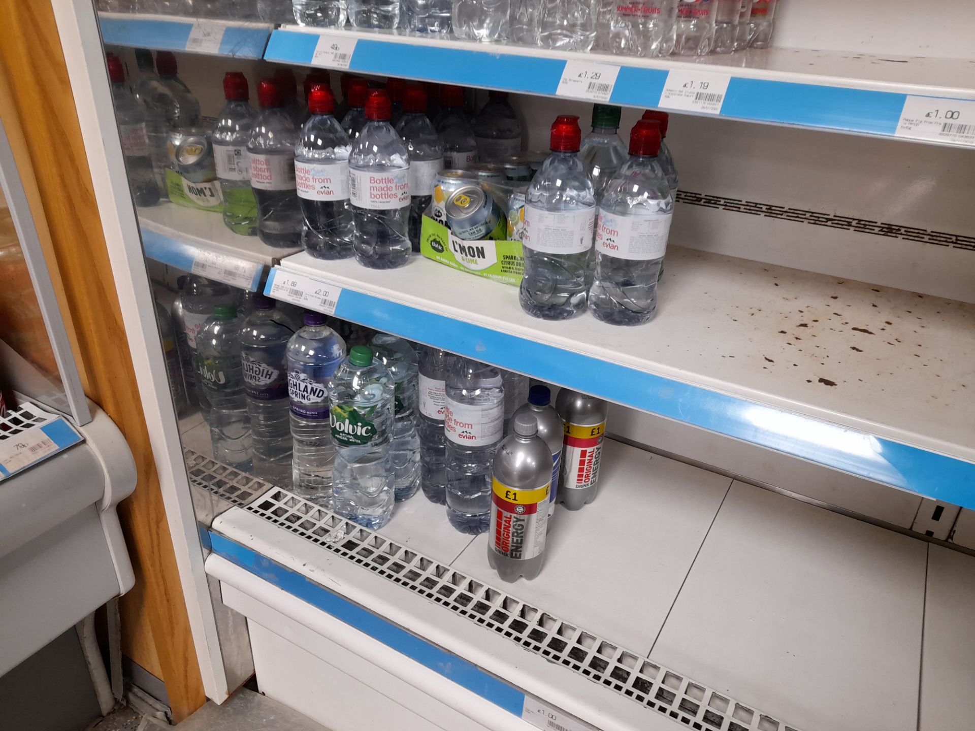 Large quantity of assorted soft drinks stock (cans and bottles) to 2 x refrigerators, and 3 x bays - Image 8 of 15