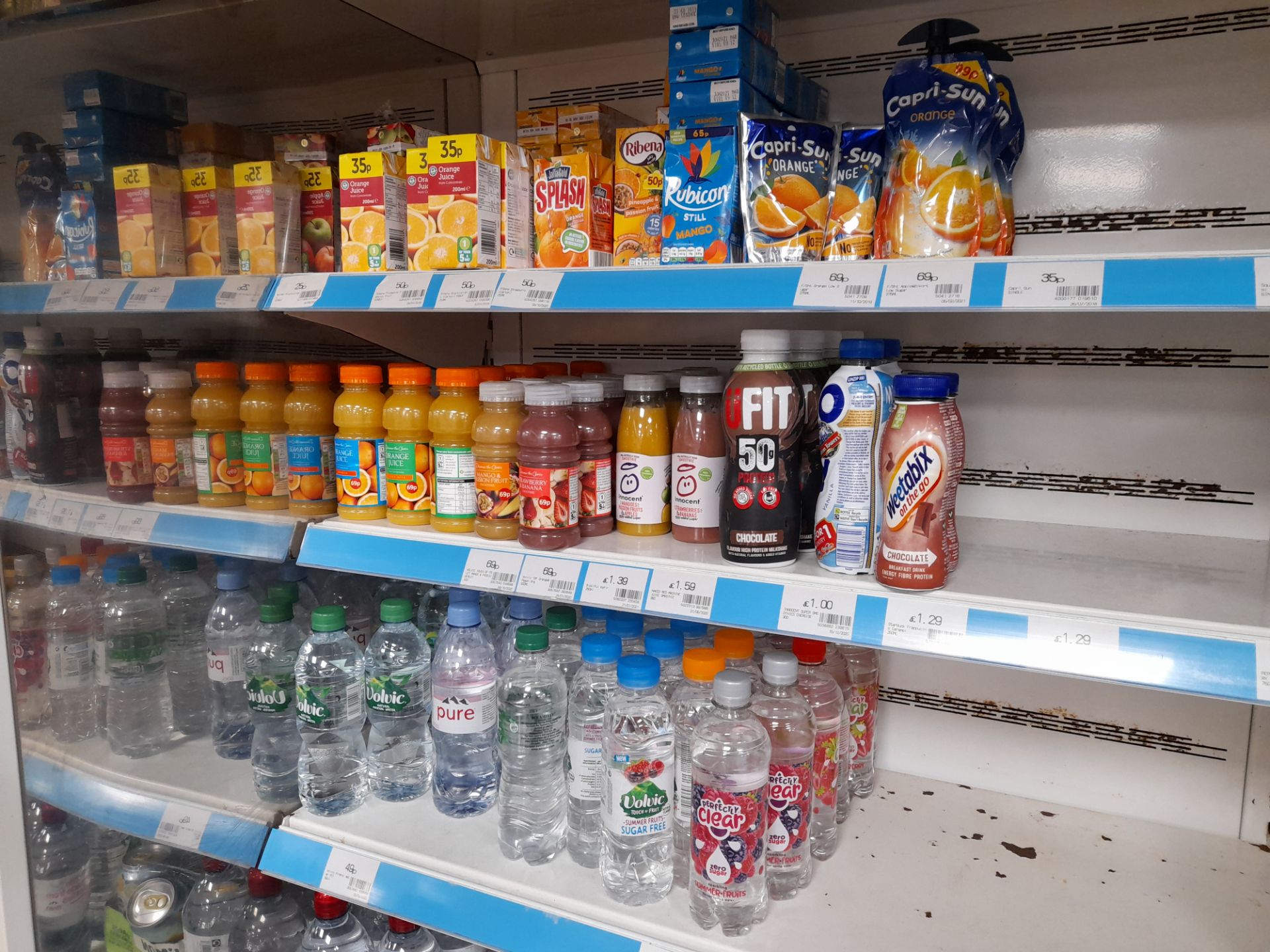 Large quantity of assorted soft drinks stock (cans and bottles) to 2 x refrigerators, and 3 x bays - Image 9 of 15