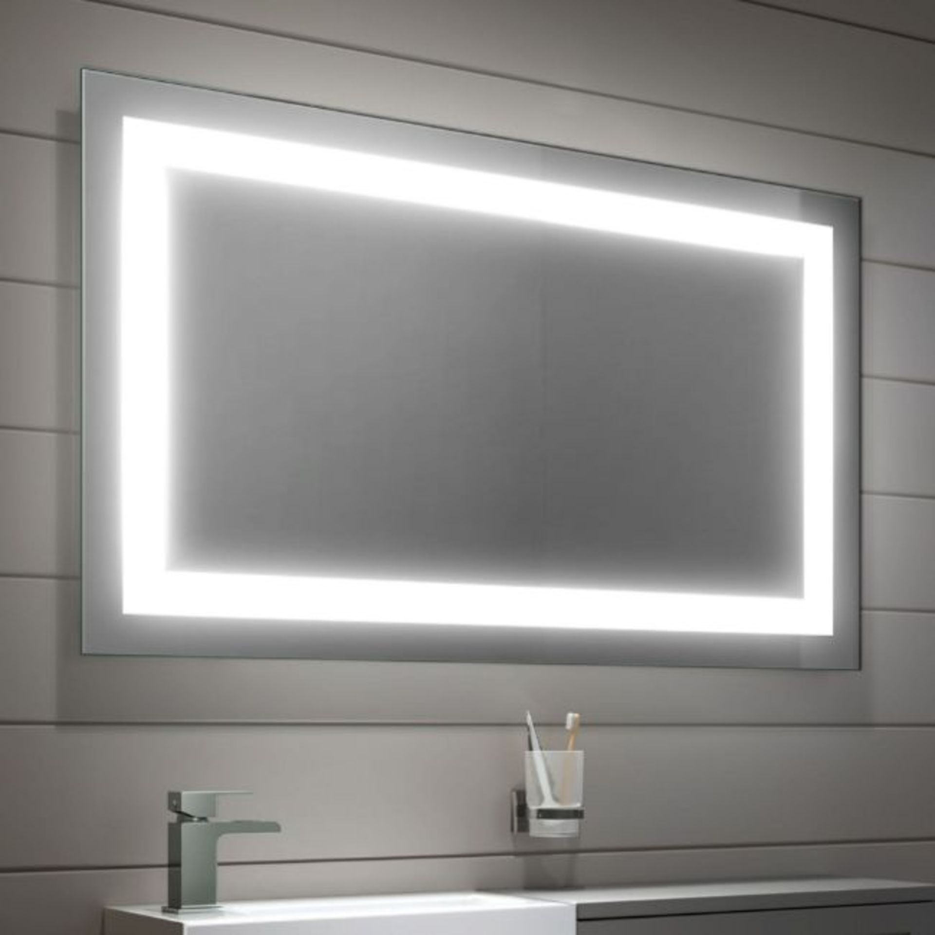 New 600x1000 Nova Illuminated Led Mirror. RRP £499.99.Ml7006.We Love This Mirror As It Provides A