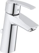 NEW Grohe Start 1 lever Chrome effect Modern Basin Mono mixer Tap . This modern styled chrome single
