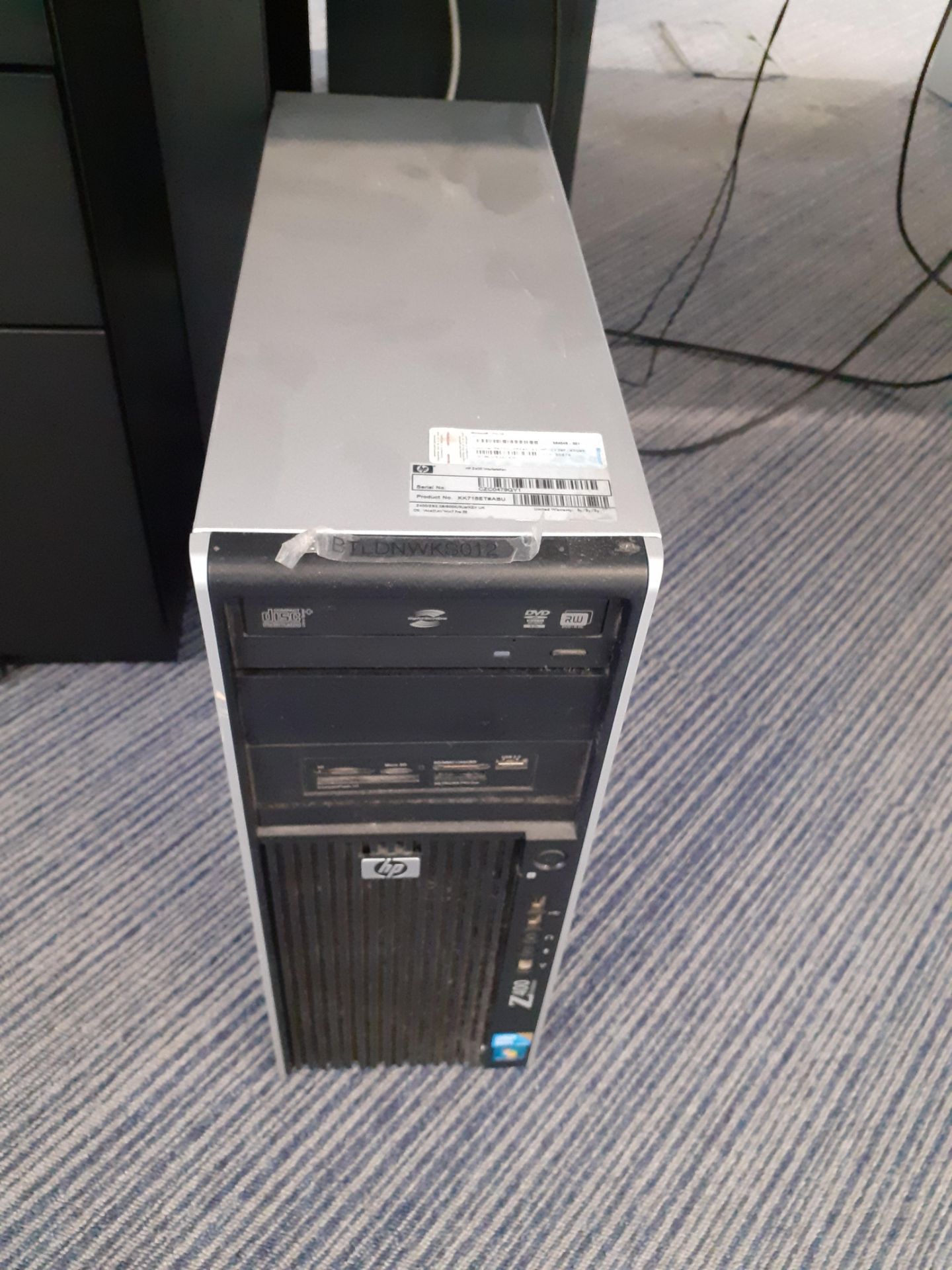 HPZ400 Xeon Workstation, Product ID KK718ET#ABV, Serial Number CZC0479QY1 (BTLDNWKS012)