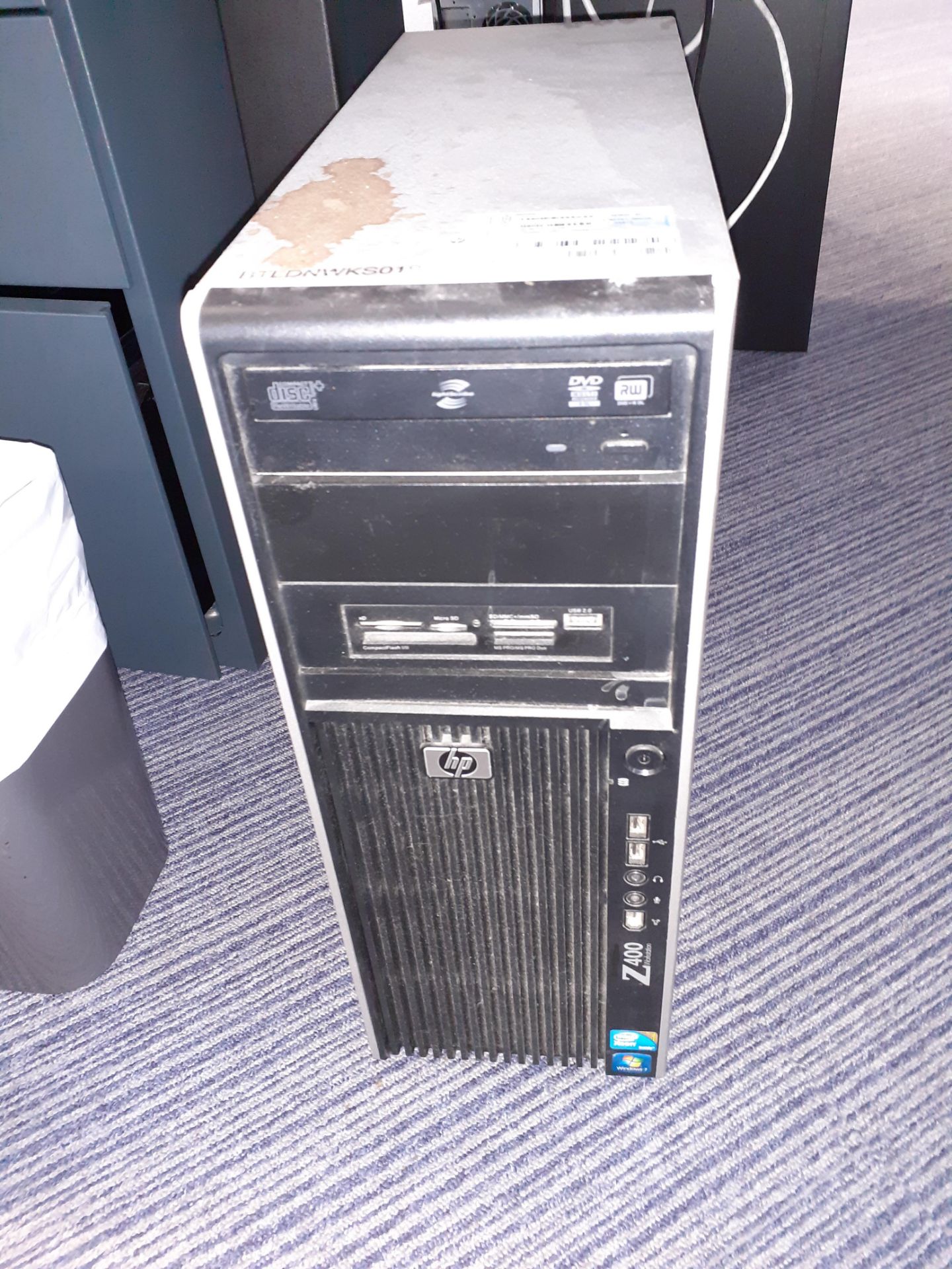 HPZ400 Xeon Workstation 16Gb RAM, SSD, Product ID KK718ET#ABV, Serial Number CZC1307XY7 (