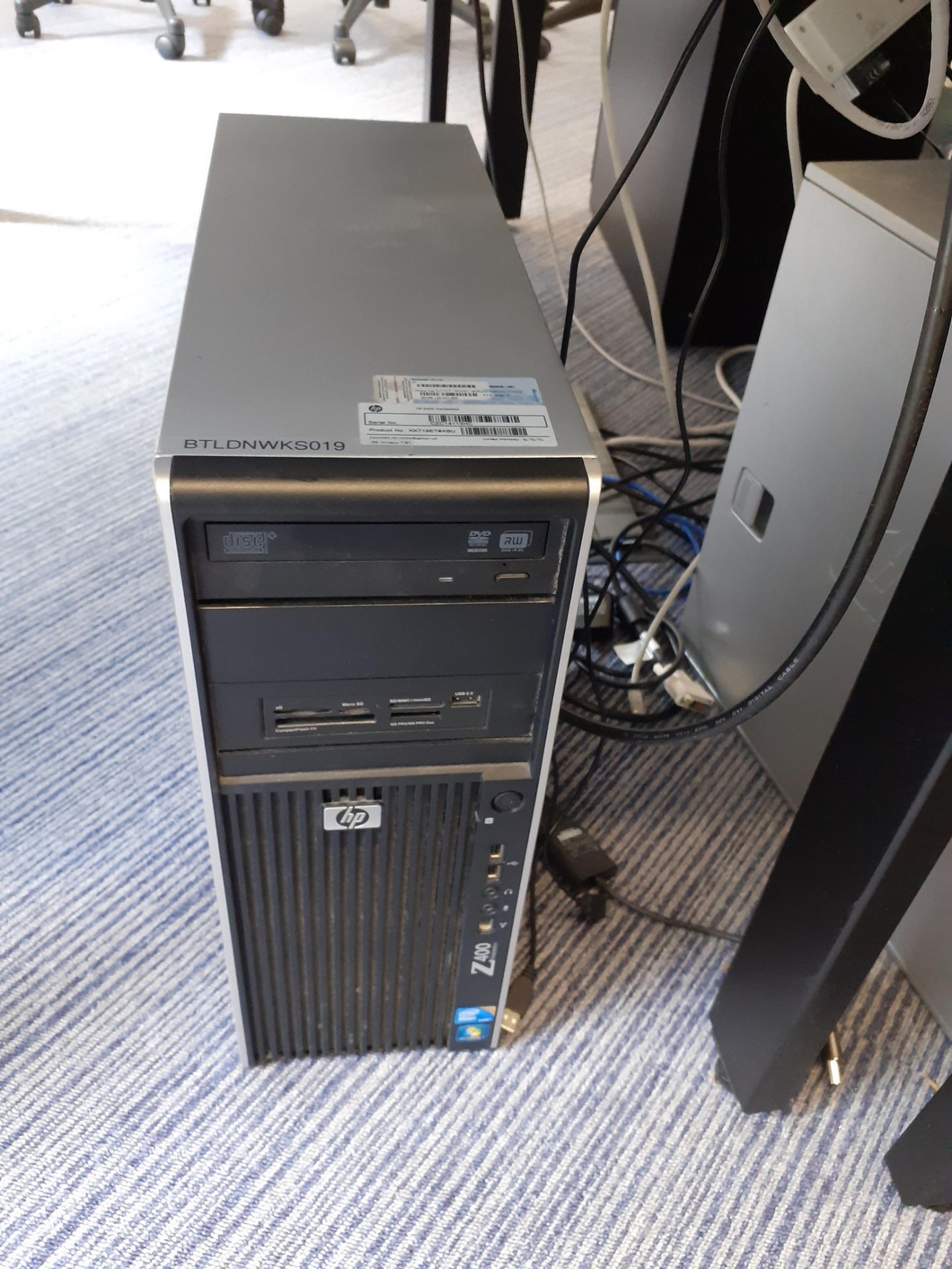 HPZ400 Xeon Workstation 6Gb RAM, No HDD, Product ID KK718ET#ABV, Serial Number CZC14113HC (