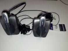 2 x Plantronics CS60 Wireless Headset Systems