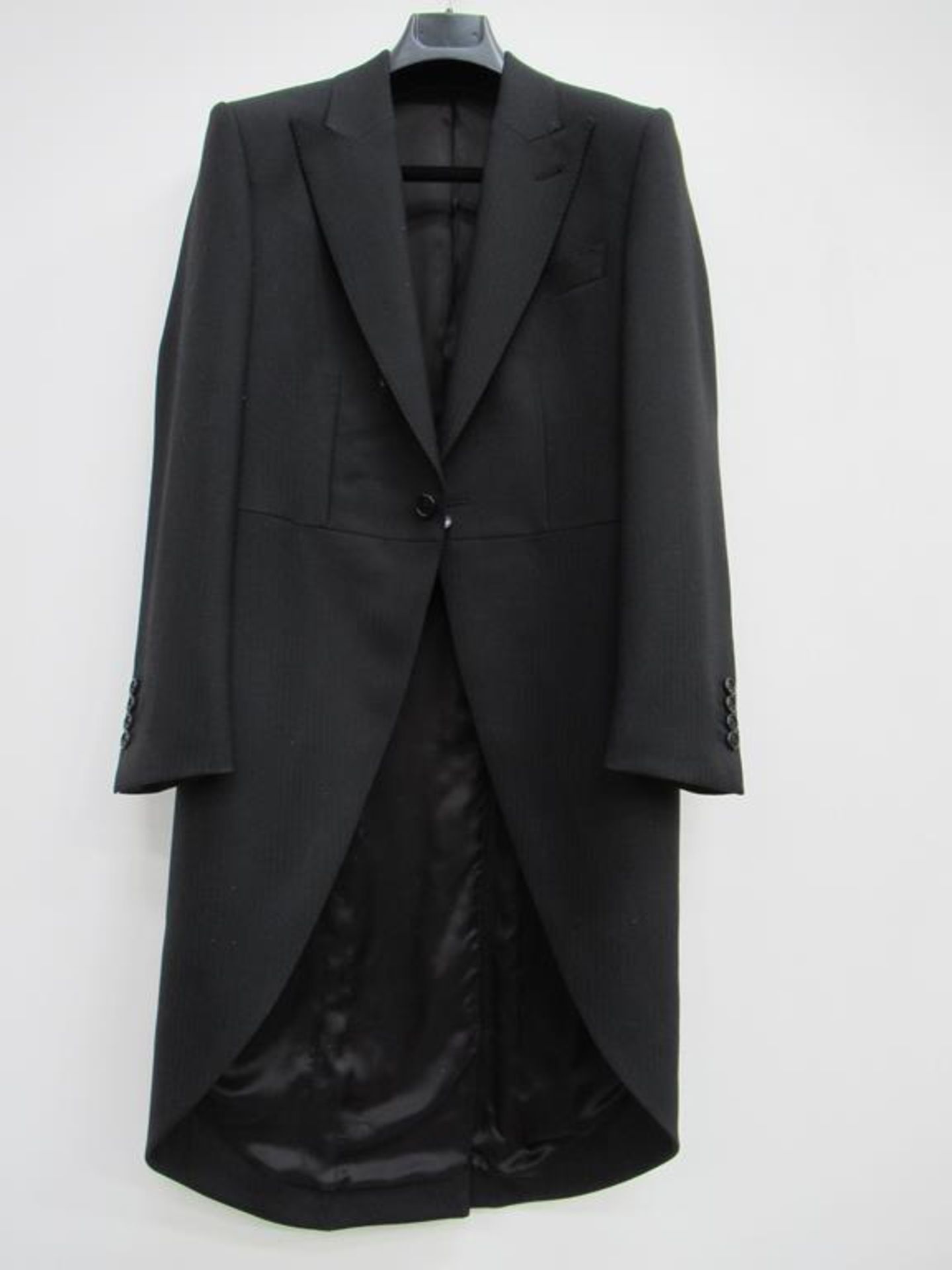 Morning coat (Black) 40L with 2 x double breasted morning waistcoats ...