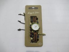 A box of Hippie Chic 'Aubray' watches and bracelets- unopened (180 of each) total approx RP £1800