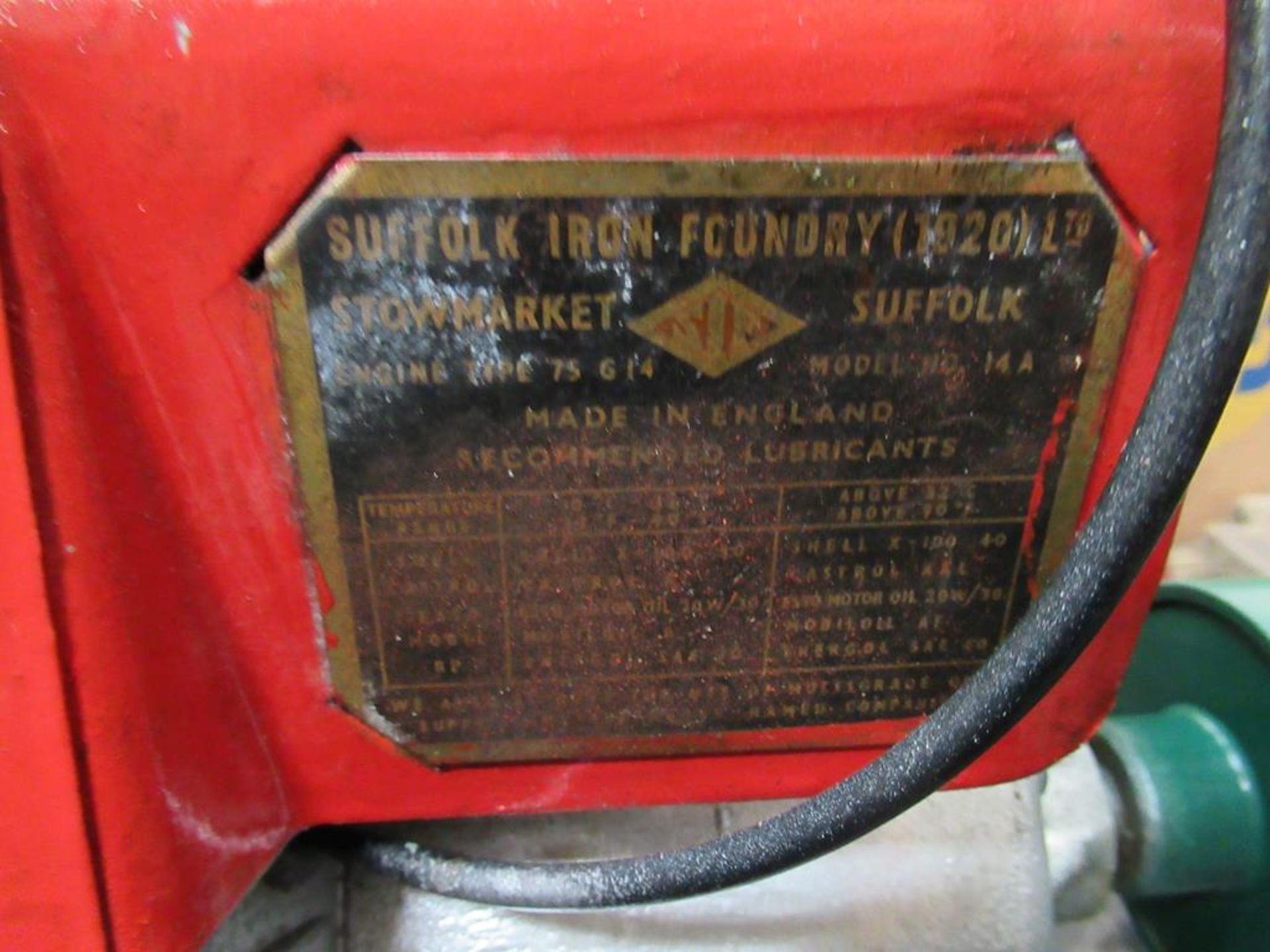 Suffolk Colt 12" petrol lawnmower (recently serviced) - Image 3 of 3