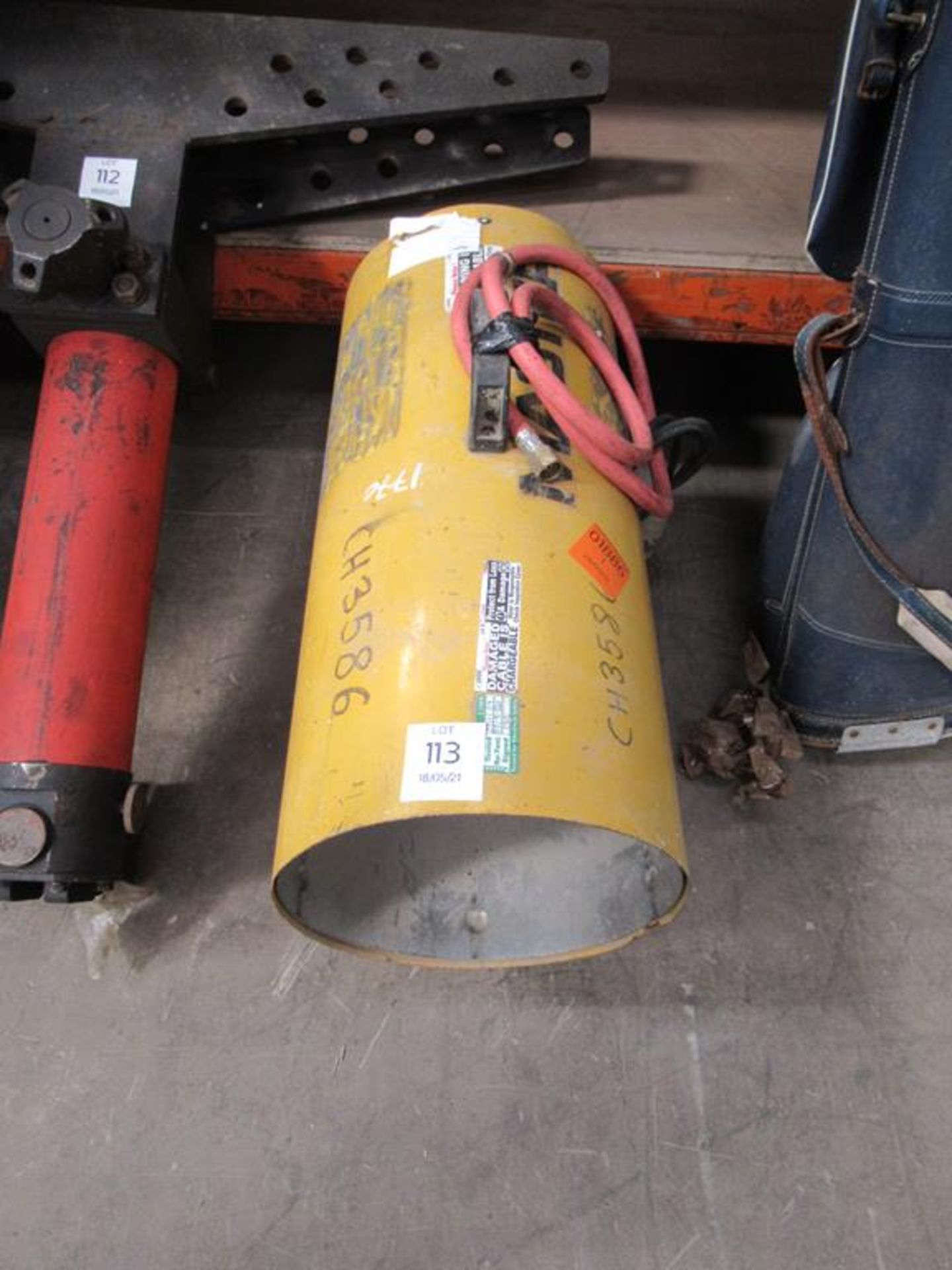 Industrial gas heater