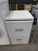 Two drawer filing cabinet