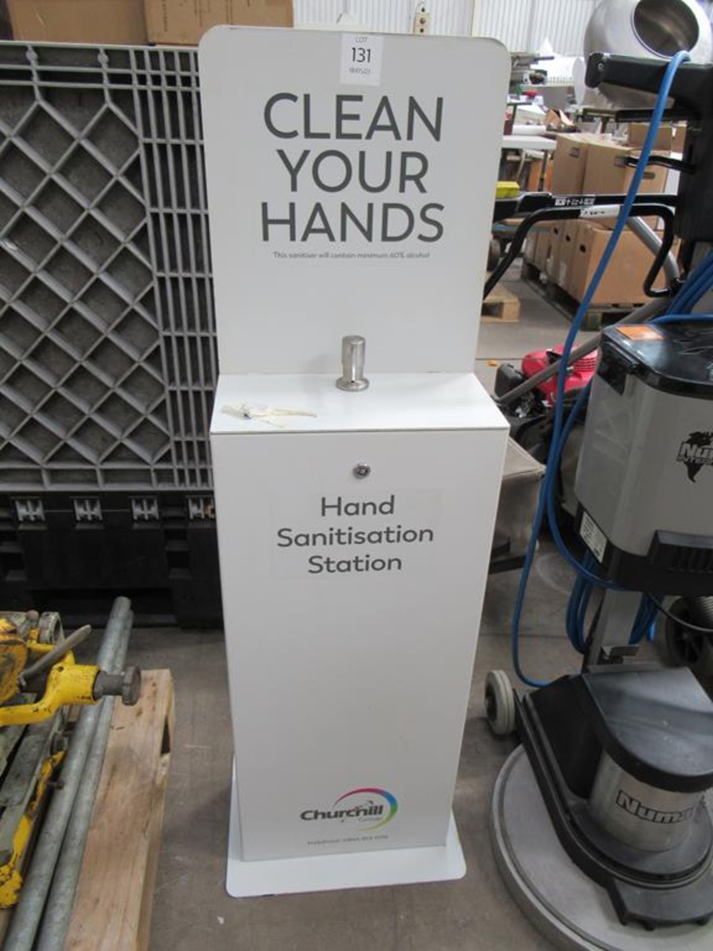 Hand sanitation stand