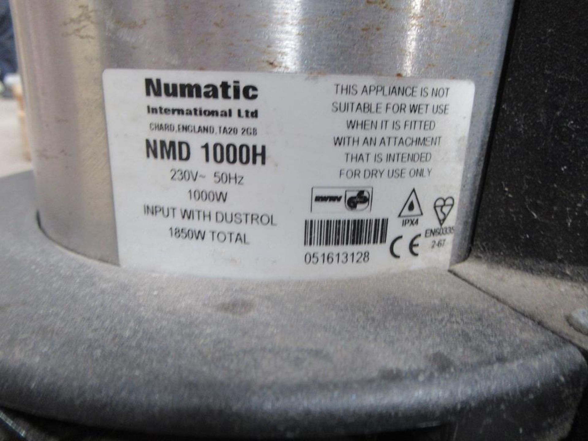 Numatic 240V floor scrubber (untested) - Image 2 of 2