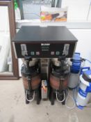 Bunn Dual TF DBC CE230/400V commercial coffee maker S/N DUAL091310 with 2 x Brita water treatment un