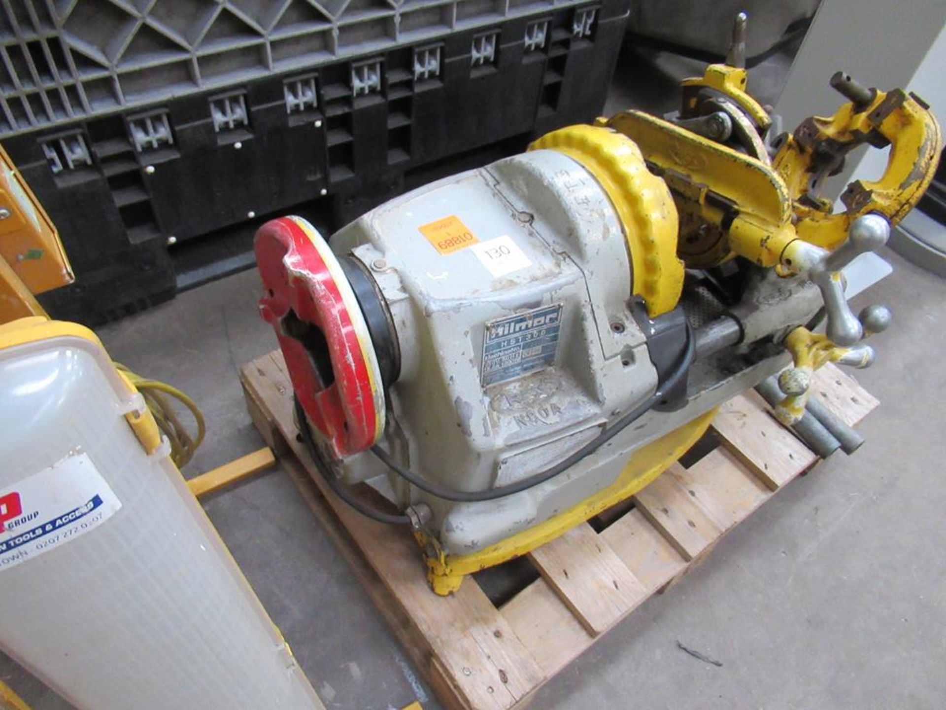 Hilmar HST300 pipe threader 110V (untested) - Image 3 of 4