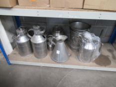 Qty of various s/s dairy/farm equipment