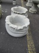 2 x Sack Planter - large sack shaped planter