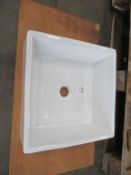 A square Porcelain Sink/Bowl