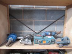 Quantity of various 240V hand tools all untested (spares/repairs)