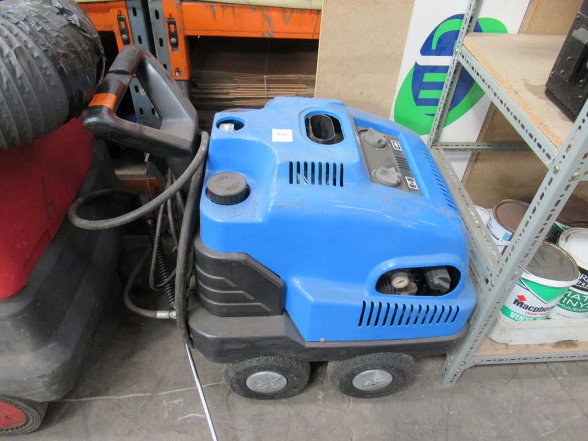 An unbranded steam cleaner (diesel)