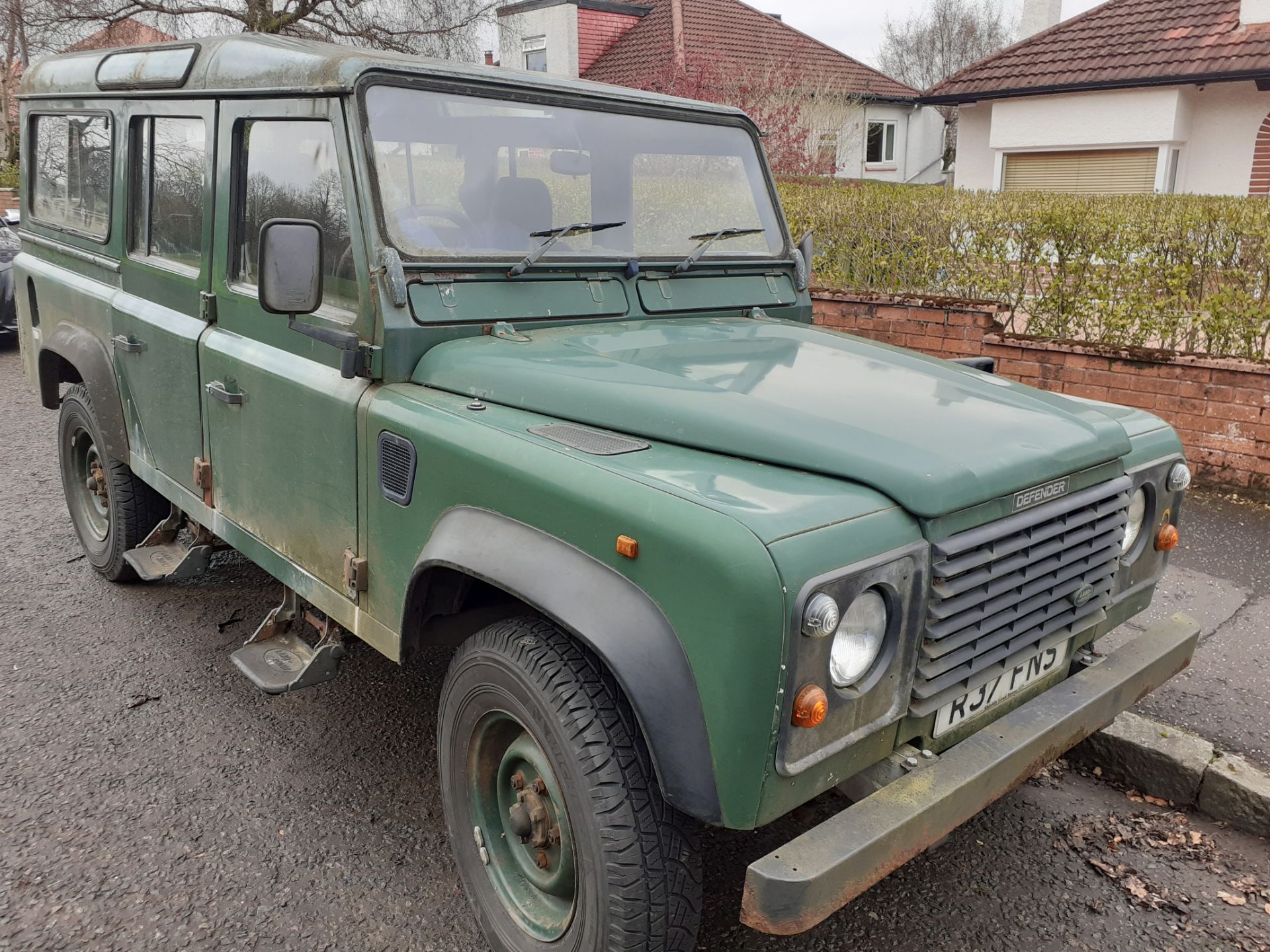 Land Rover Defender 110 Station Wagon, TDI, Light 4x4, Date of Registration 28 November 1997,