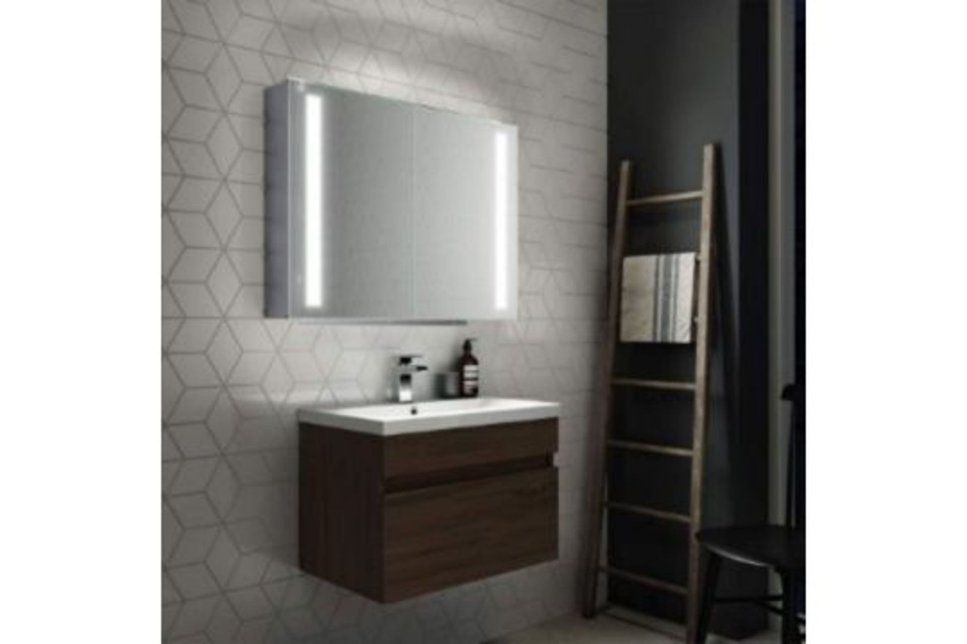 New 800 x 600 Dawn Illuminated Led Mirror Cabinet.RRP £939.99.Mc164.We Love This Mirror Cabinet As - Image 2 of 2