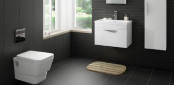 New 10.08m2 Pescaro Black Matt Plain Ceramic Wall & Floor Tile. 30x30cm Per Tile. Slip