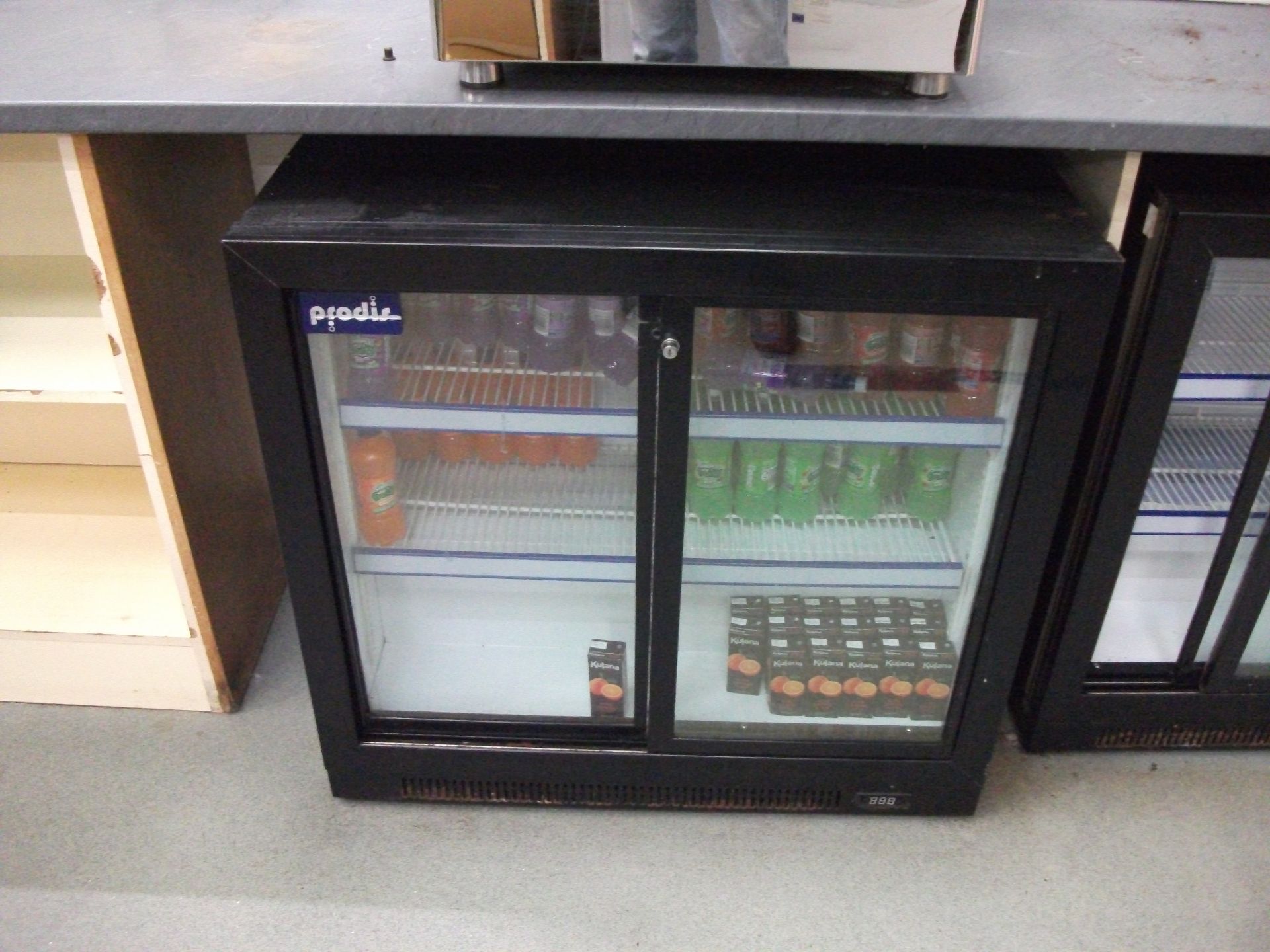 Prodis Double Glazed Door Undercounter Bottle Frid