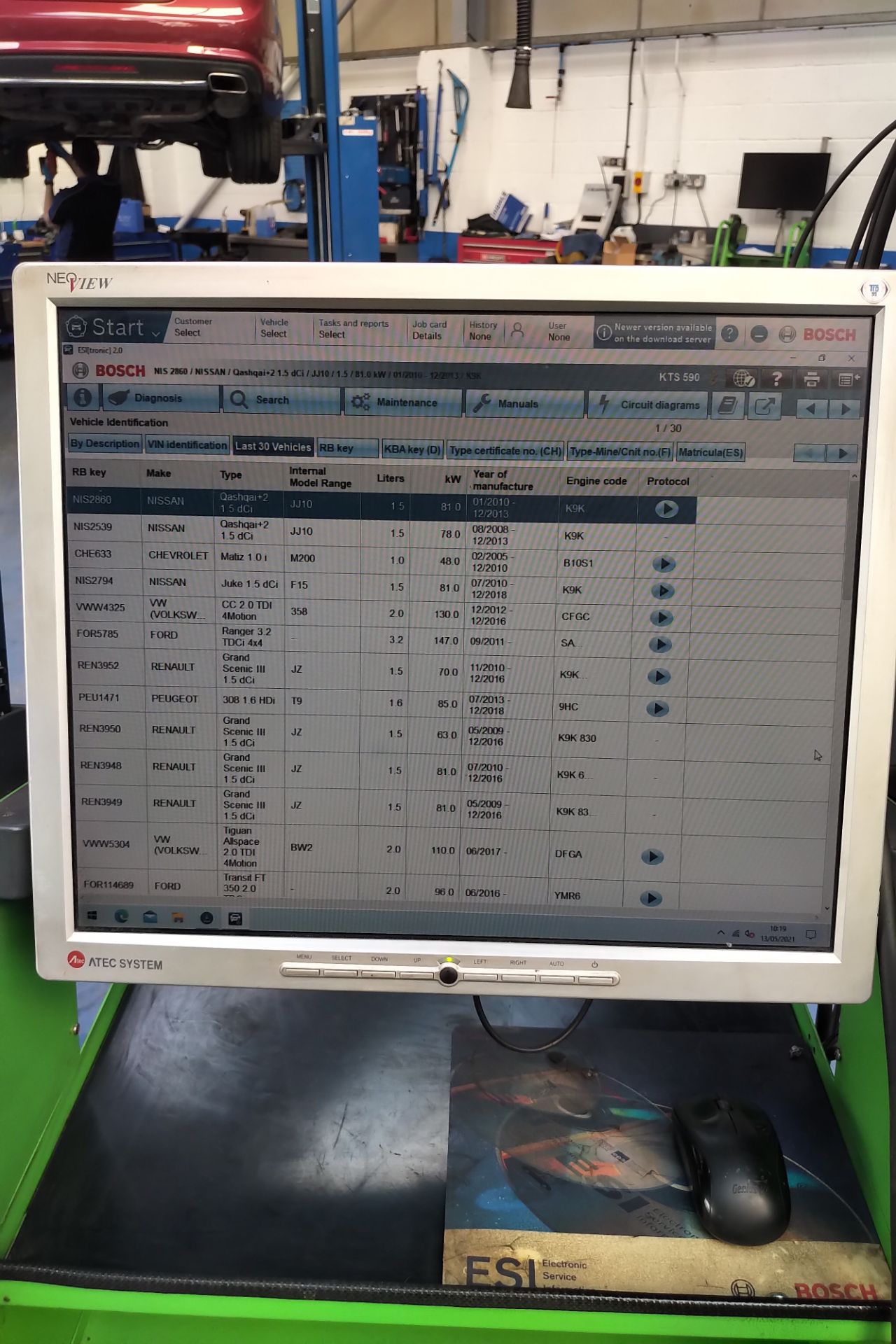 Bosch FSA740 + KTS590 Diagnostic Station - Image 7 of 7