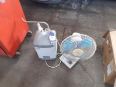 Santon Water Boiler and Lyvair Desktop Fan