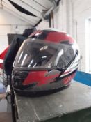 4x Motor Bike Helmets