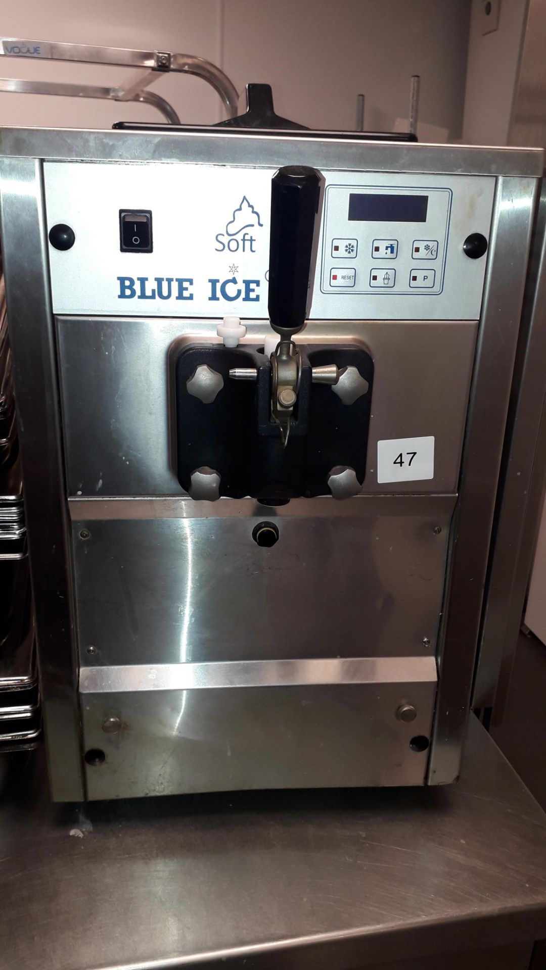 Blue Ice T10 stainless steel Table Top Ice Cream Machine, serial number 150623 (disconnection