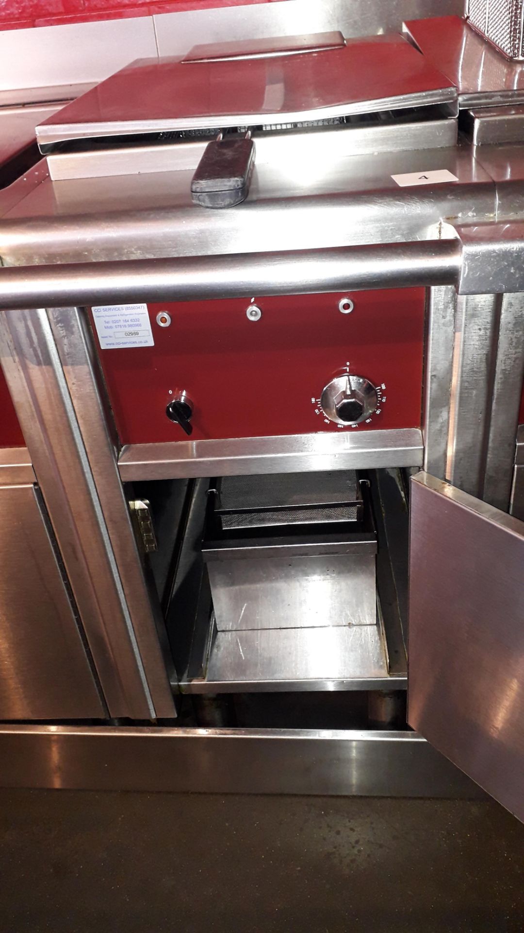 Charvet stainless steel 3 phase electric Deep Fat Fryer. Please note, this lot also forms part of - Image 3 of 3