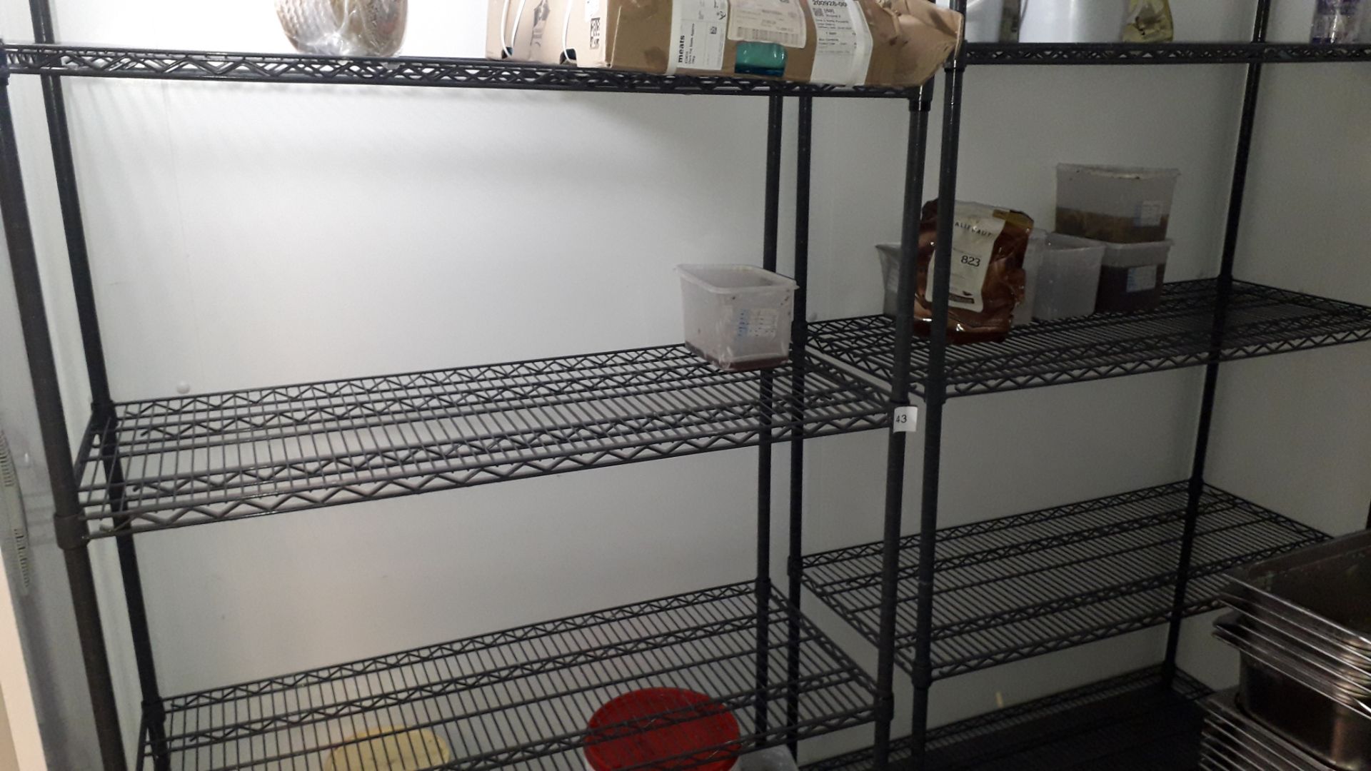 2 steel wire Adjustable Shelving Units, 1800mm