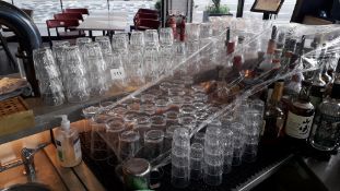 Glassware to bar