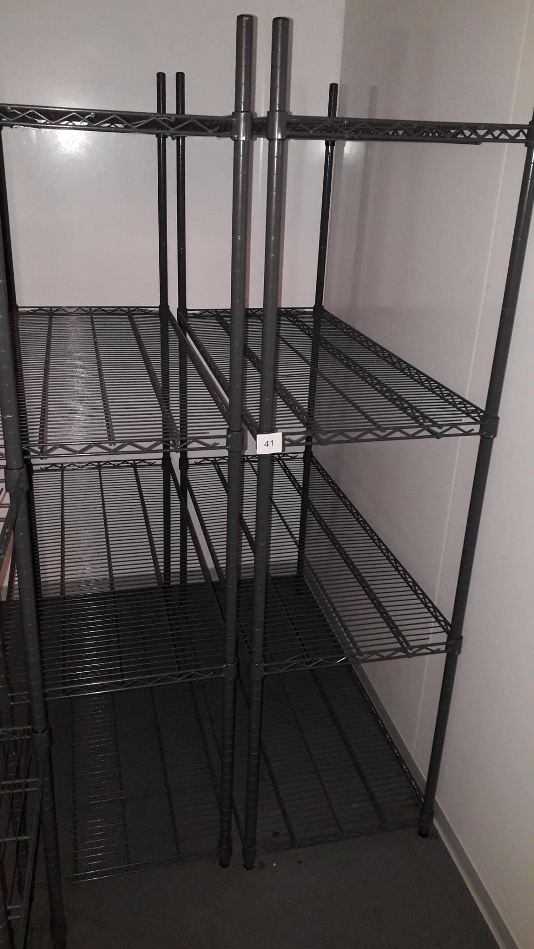 2 steel wire Adjustable Shelving Units, 1800mm