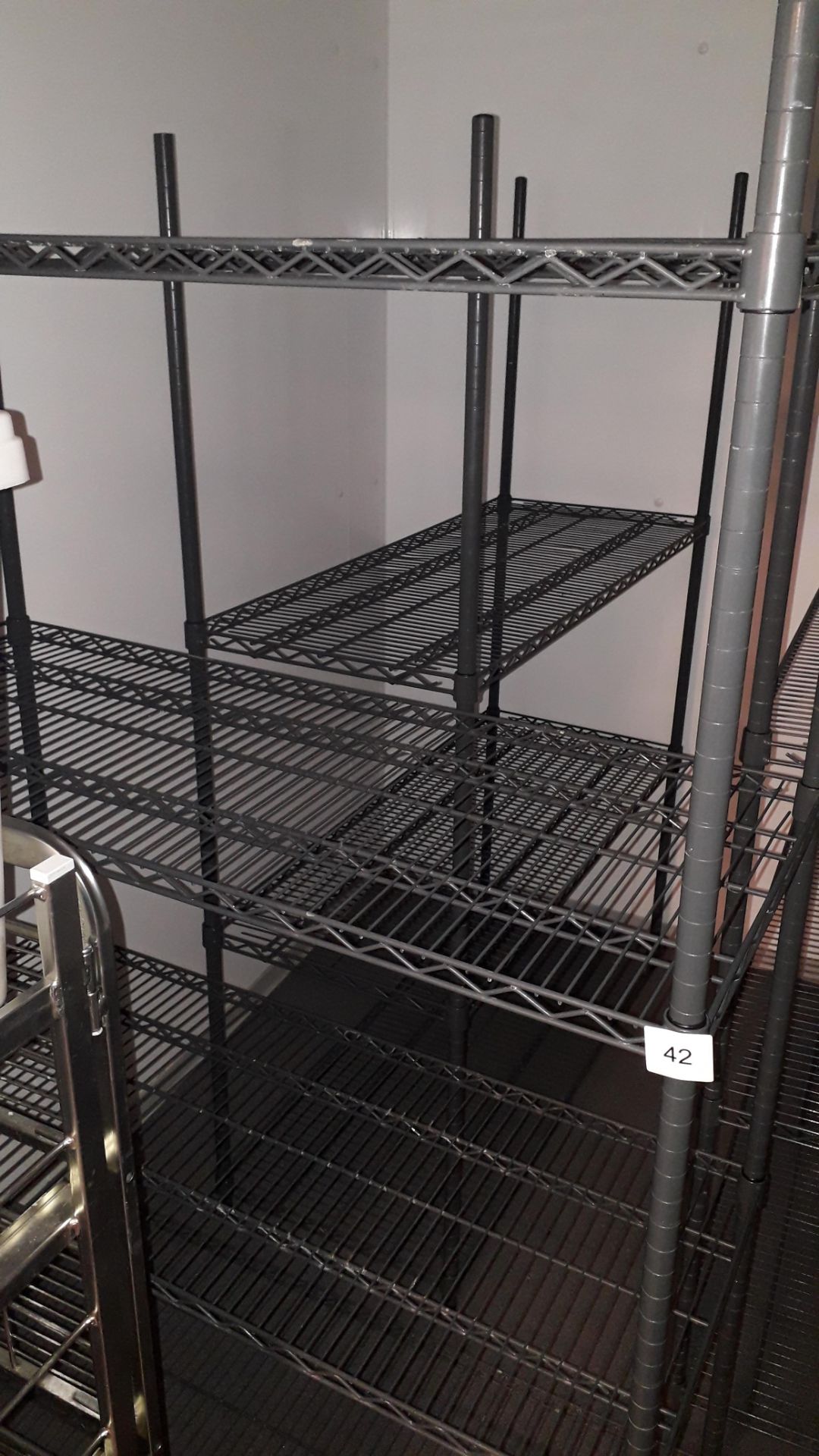 2 steel wire Adjustable Shelving Units, 1800mm