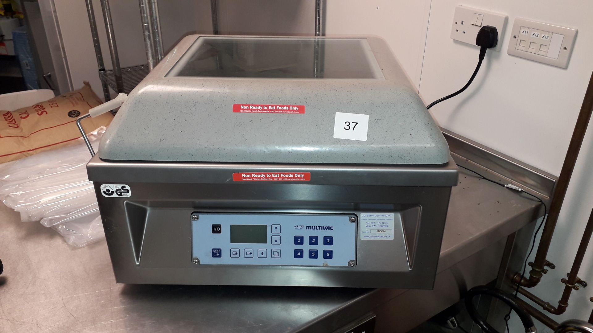 Multivac C200 stainless steel Vacuum Packing Machine, serial number 245241 (2017)