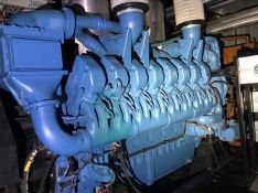 MTU 16V4000 KVA Diesel Generator- Low Hours