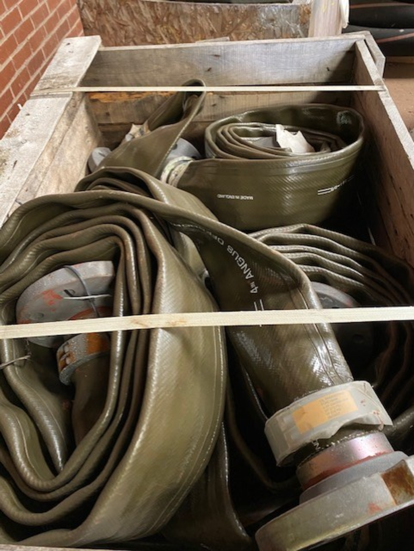 Qty of Angus Offshore 850 Lay Flat Hose and Fittiings