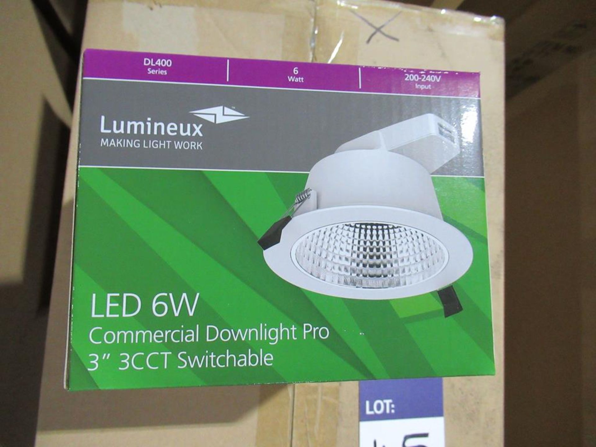 24 x Lumineux LED 6W Decorative Downlight Pro 3" 3CCT Switchable 200/240v OEM Trade Price £360