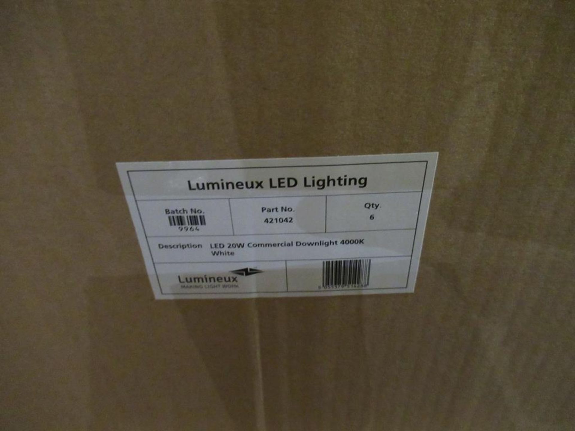 18 x LED 20W 10 inch dia Downlight 4000K White Trim OEM Trade Price £270 - Image 3 of 3