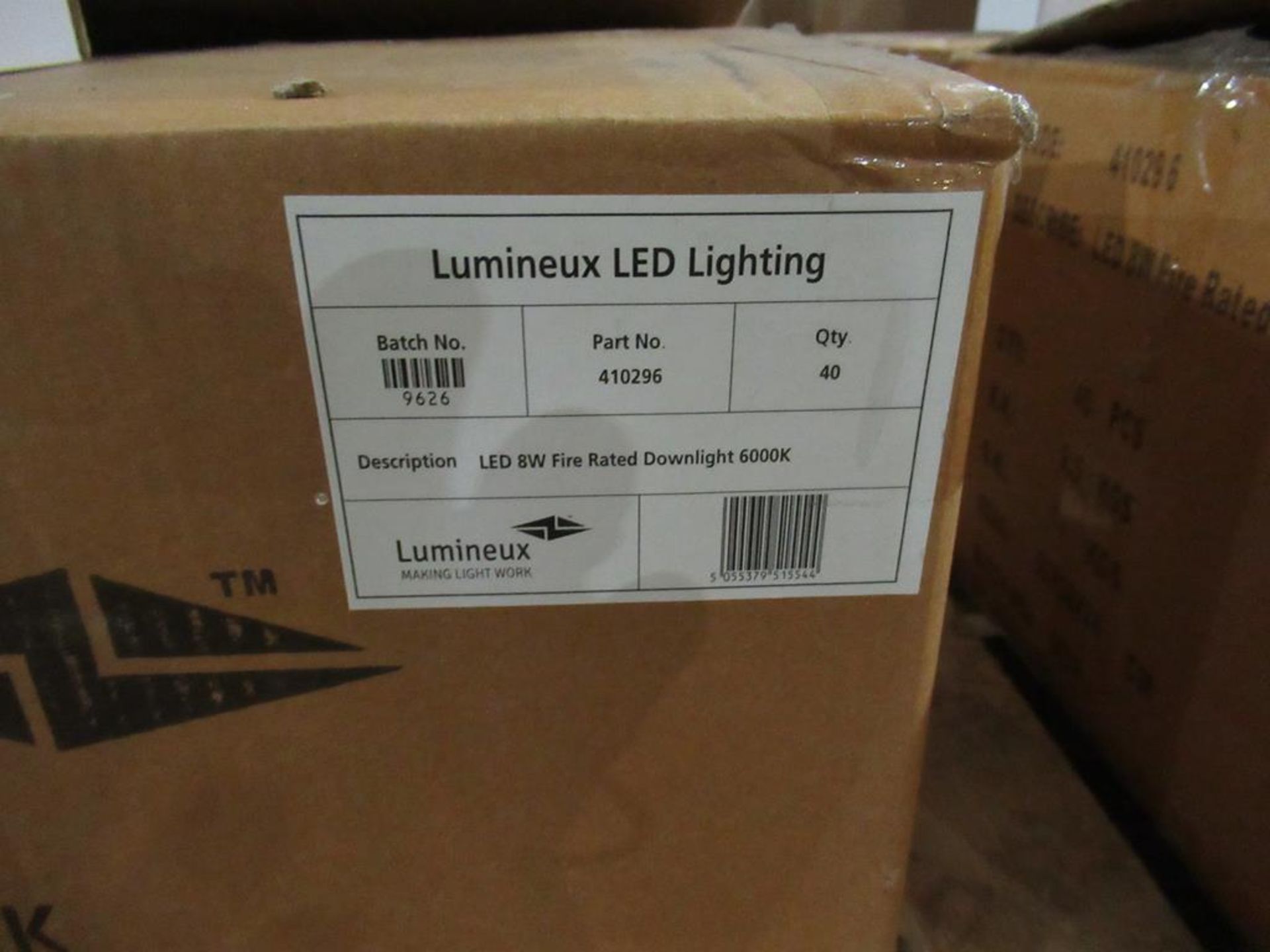 40 x LED 8w Fire Rated Downlights 180/240V 6000K OEM Trade Price £460 - Image 3 of 3