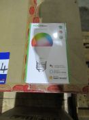 40 x TruSmart LED VOCOLinc L1 6 watt Bulb E27 Base Multi-Colour RGB IP67. Can be controlled