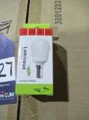 300 x Lumineux Golfball 11W SBC Base Cool White OEM Trade Price £299