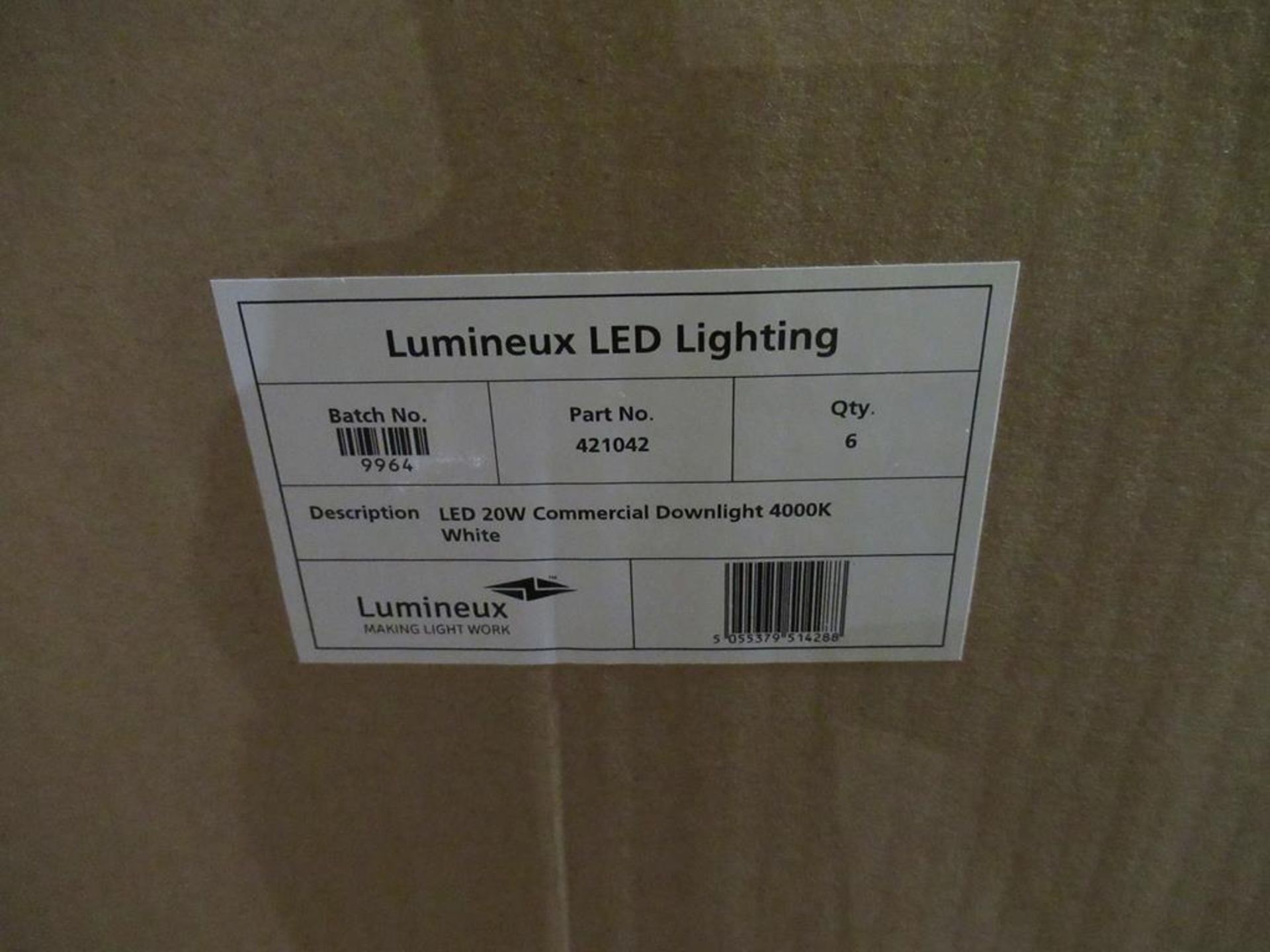 18 x LED 20W 10 inch dia Downlight 4000K White Trim OEM Trade Price £270 - Image 3 of 3